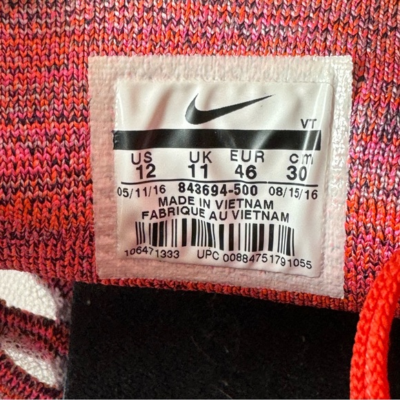 Nike Train Ultrafast Flyknit Training Shoes - Men's size 12 - Picture 13 of 13